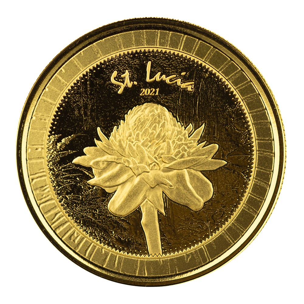 2021 Ec8 St Lucia 1 Oz Gold Bu 03