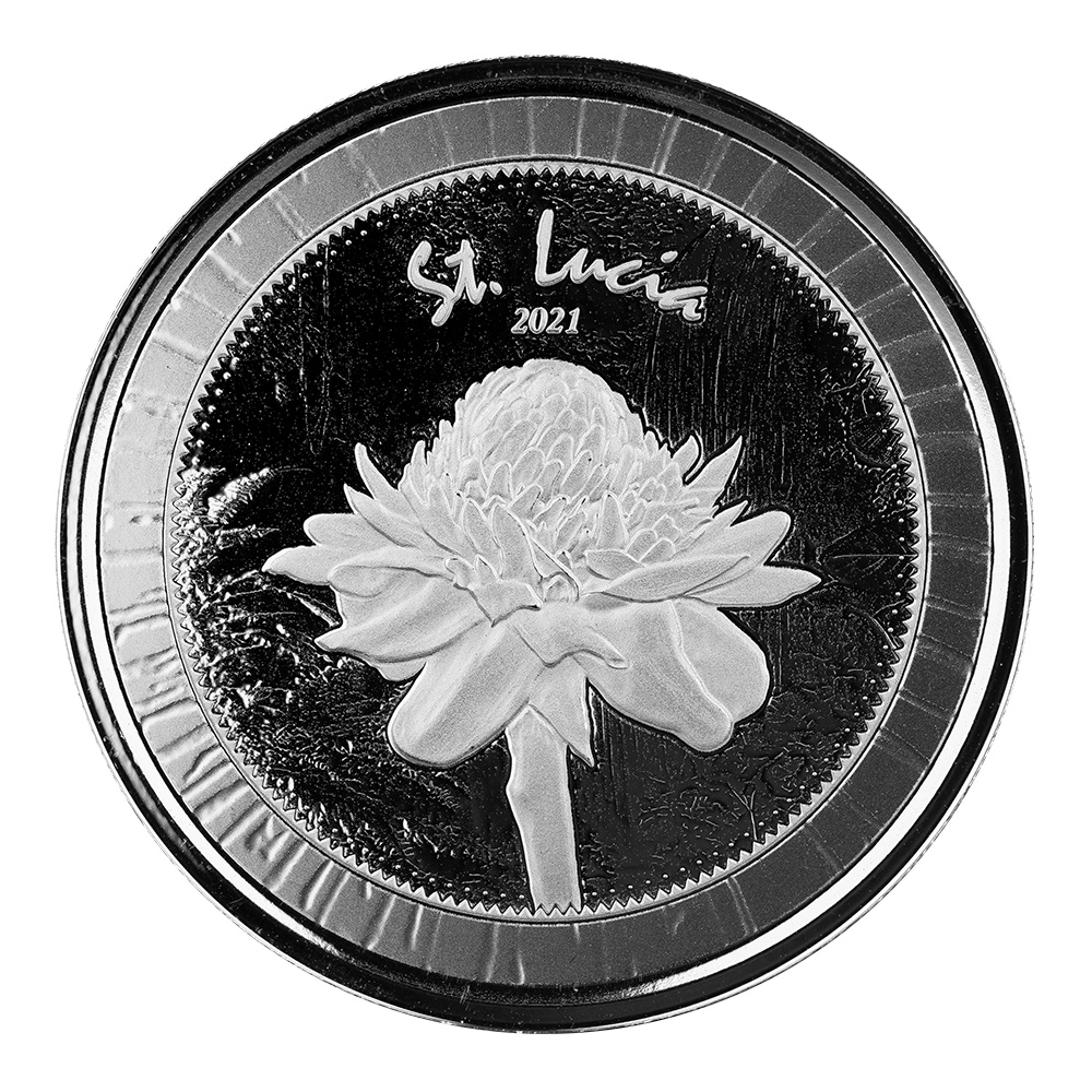 2021 Ec8 St Lucia 1 Oz Silver Bu 02