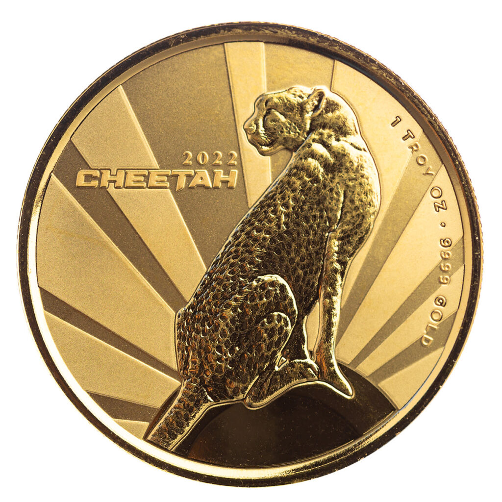 2019 Cameroon Cheetah 1 Oz Silver Coin (copy)