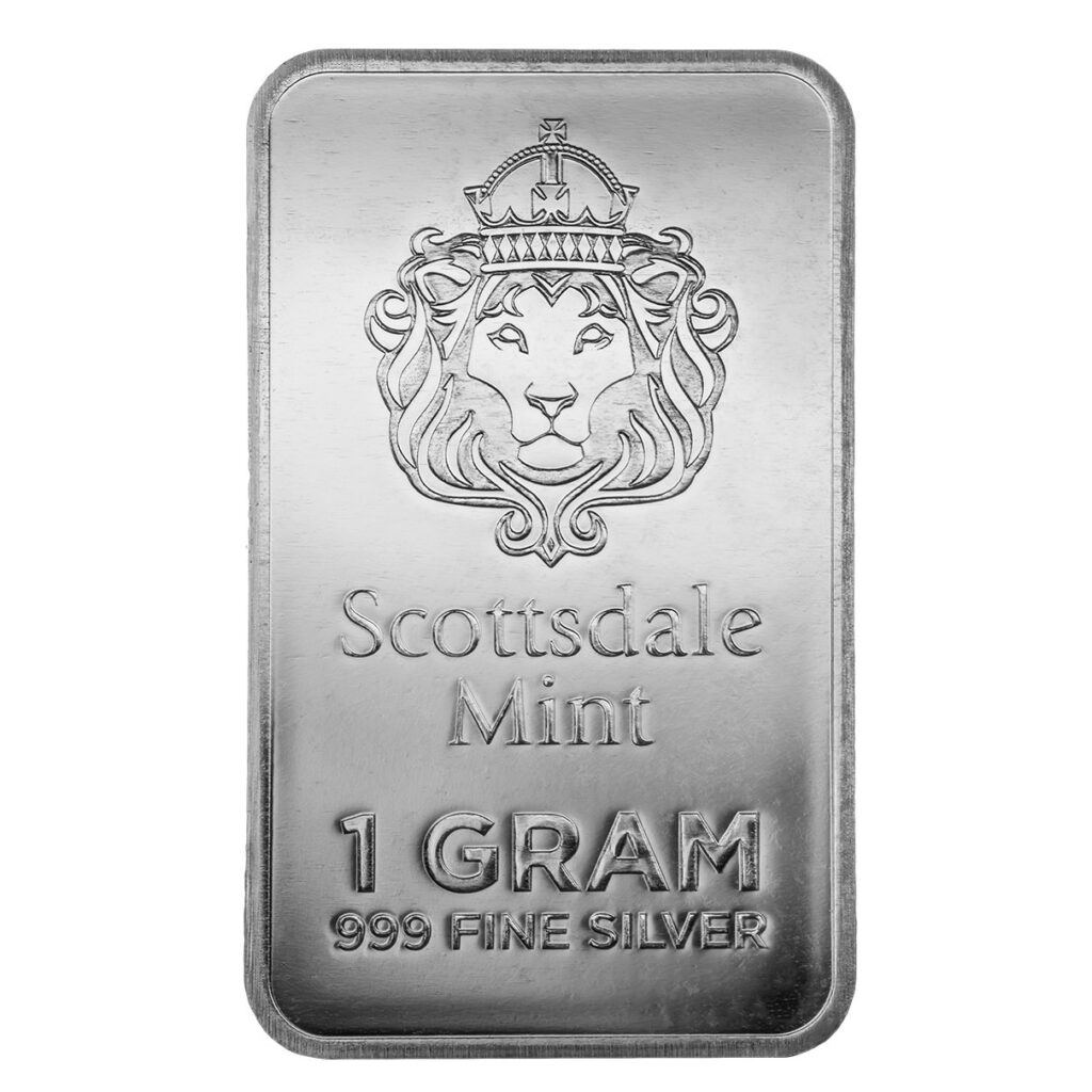 1 Gram Prepper Silver Bars