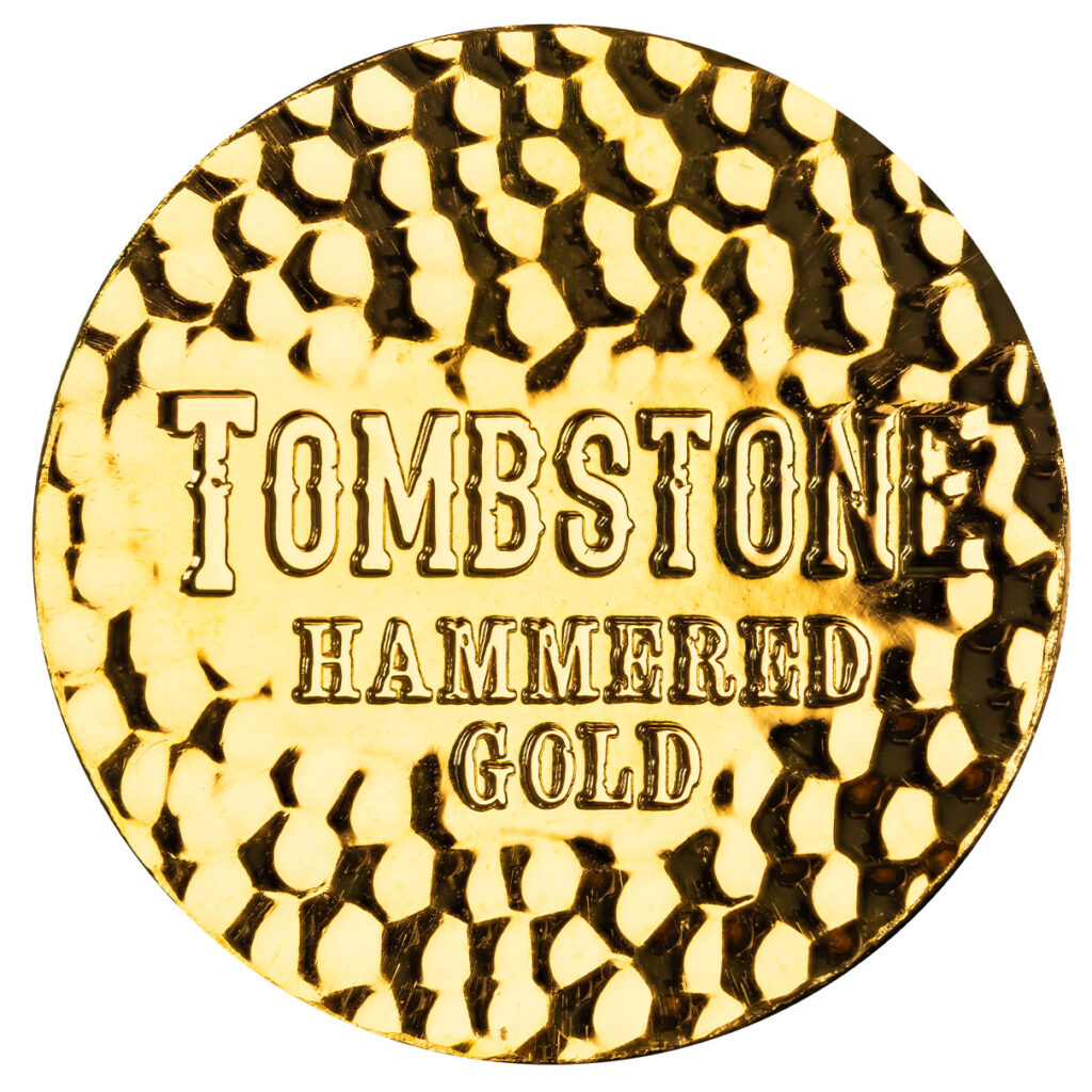 2024 Scottsdale Mint Tombstone Hammered 1 Troy Ounce 9999 Gold Round 03