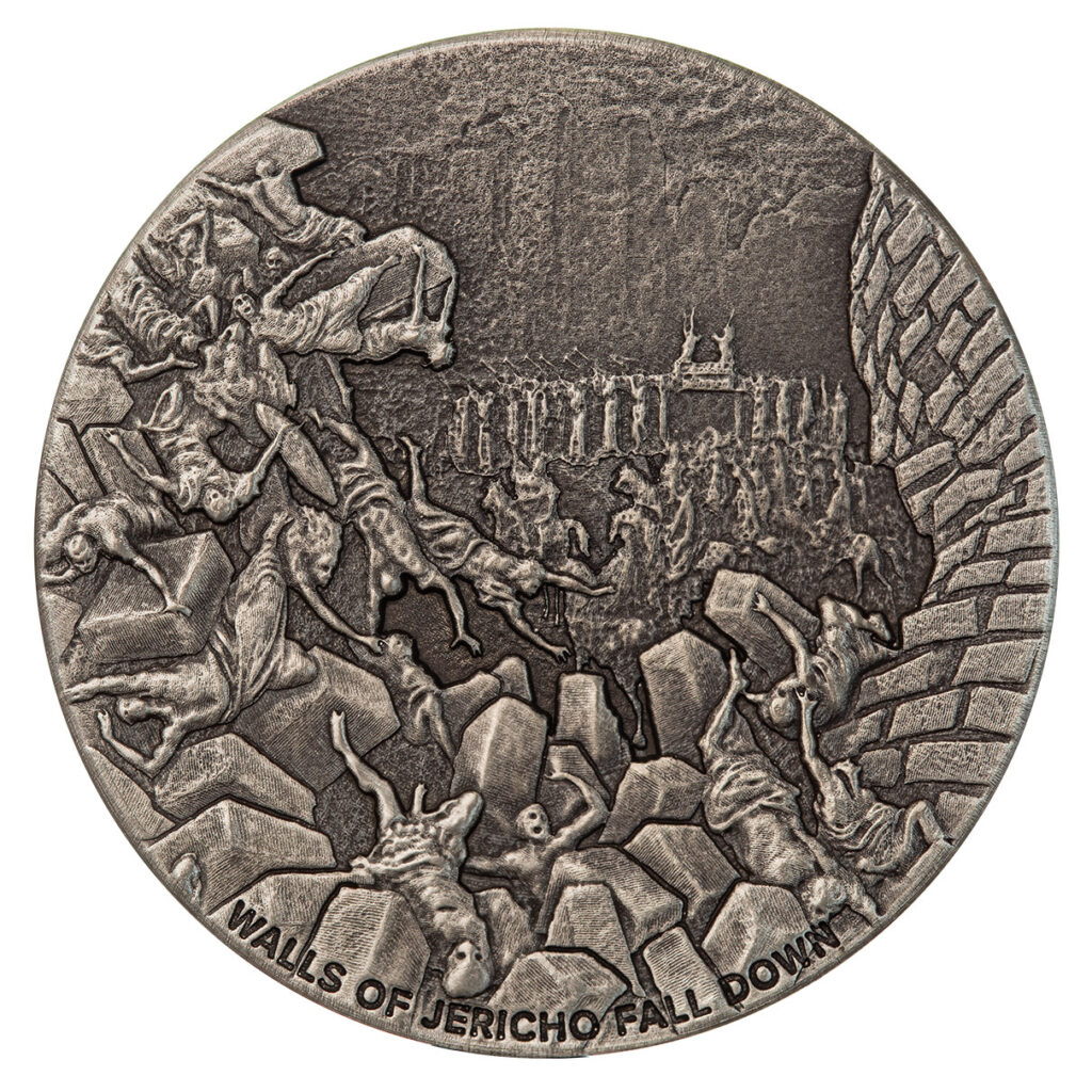 2024 Biblical Series Walls Of Jericho 2 Oz Silver Coin