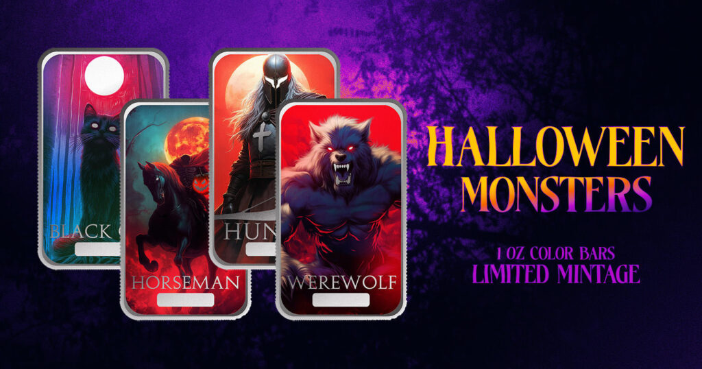Halloween Spooky Silver Bars