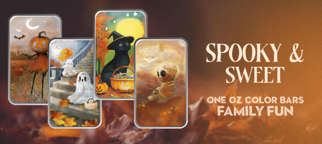 Halloween Spooky Silver Bars
