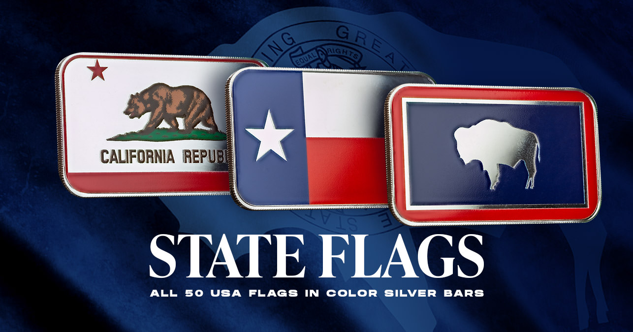 50 Us State Flags