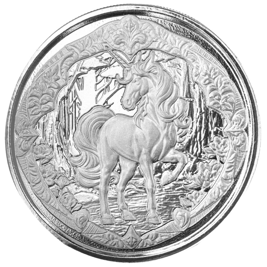 2024 Fiji Unicorn 1 Oz Silver Proof Like Coin