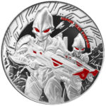 2024 Samoa Alien Battle 1 Oz Silver Proof With Color Coin