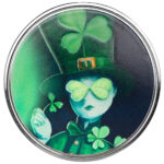 Mr. Shamrock 1 Oz .999 Silver Color Round