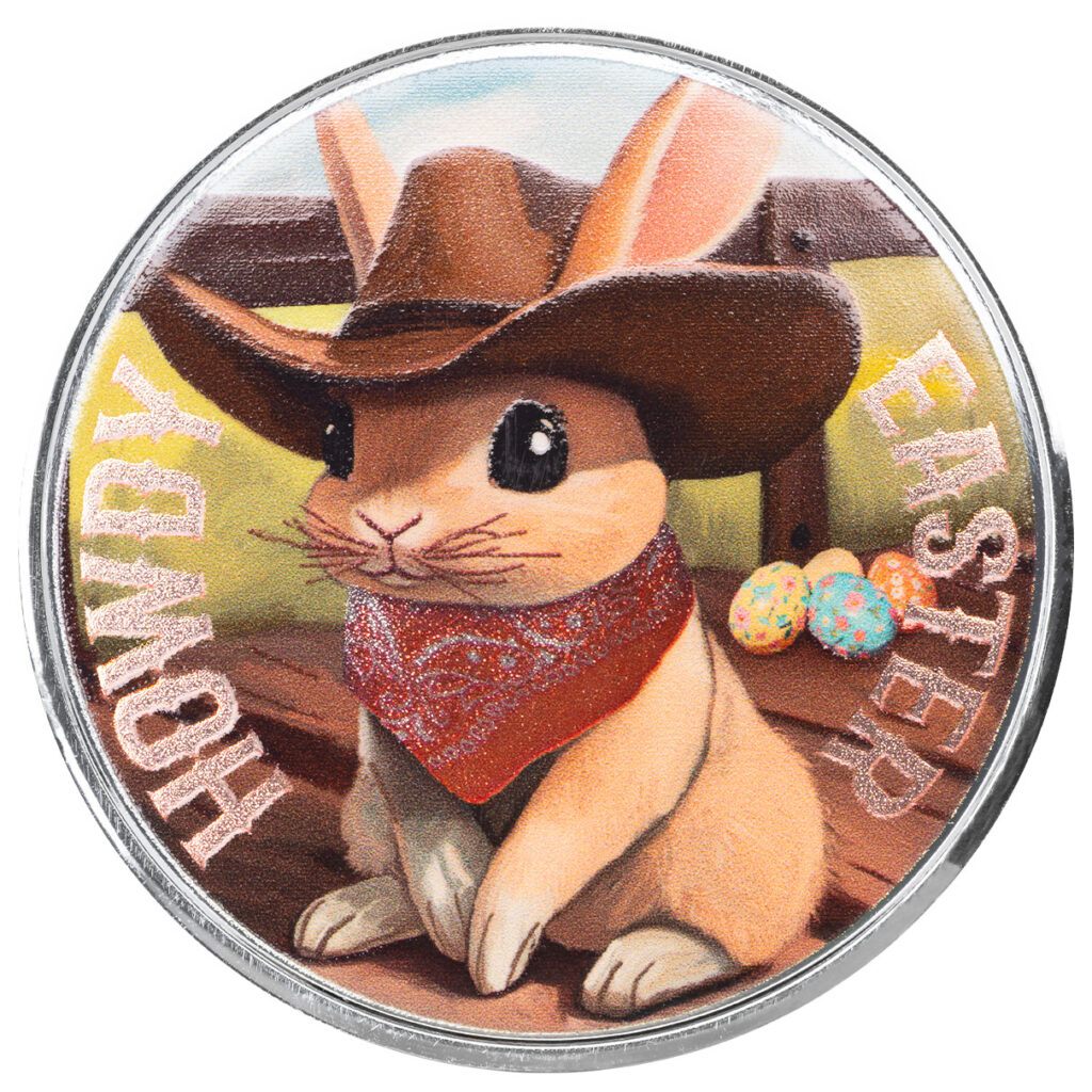 2025 Scottsdale Mint Easter 1 Troy Ounce 999 Fine Color Silver Bars And Rounds 04