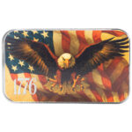 2025 Scottsdale Mint 1776 Bald Eagle 1 Troy Ounce 999 Fine Silver Color Bar 01