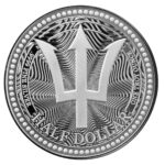 2025 Barbados Trident 1 Troy Oz 999 Fine Silver Coin Alpha Strike