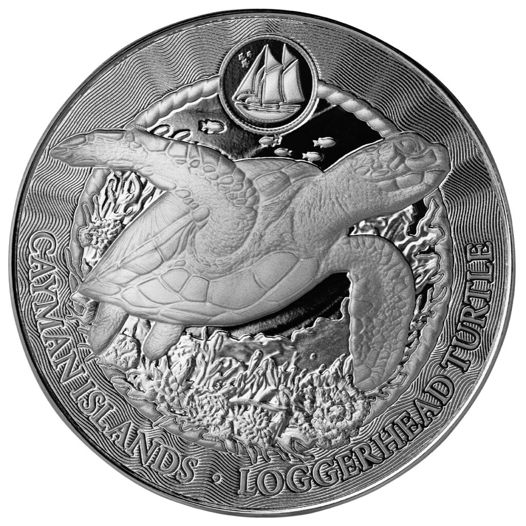 2025 Scottsdale Mint Cayman Islands Monetary Authority Blue Marlin 1 Troy Ounce 9999 Fine Silver Proof Like Legal Tender Coin 04 (1)