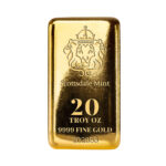 Scottsdale Mint 5 Troy Oz 9999 Fine Gold Cast Bar