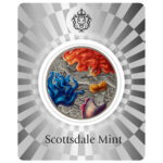 2025 Samoa | Mermaid & Pearl 1 Oz 999 Fine Silver Antique Colorized Coin