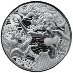 2025 Scottsdale Mint Samoa Mermaid 1 Troy Ounce 999 Fine Silver Proof Like Coin 04