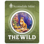 2025 Scottsdale Mint The Wild 1 Troy Ounce Fine Silver Color Round Certilock 01