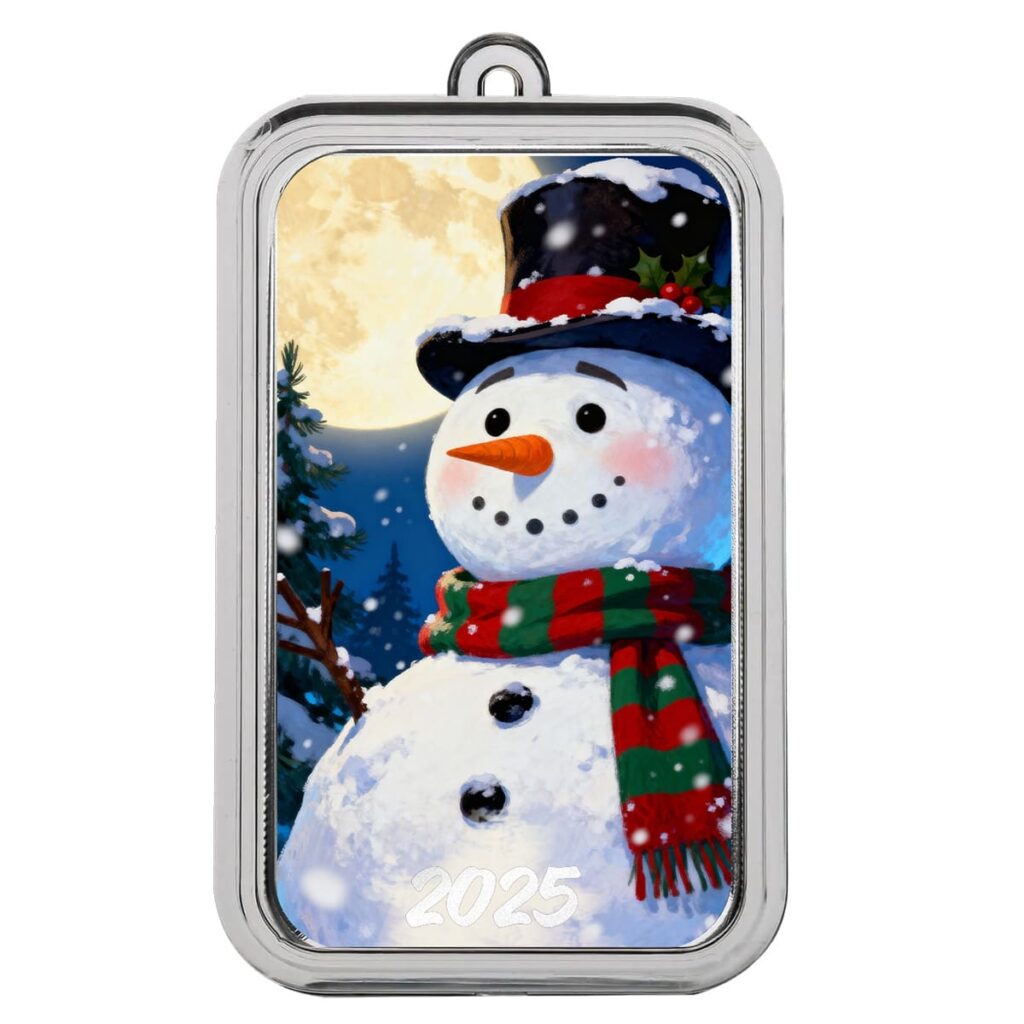 2025 Christmas Color Bullion Bar Snowman Ornamental Capsule 2 Web