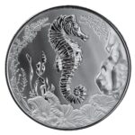 2025 Scottsdale Mint Samoa Seahorse 1 Troy Ounce 999 Fine Silver Proof Like Coin 05