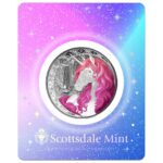 2025 Fiji | Unicorn “roselle” 1 Oz Silver Colorized Coin Alpha Strike