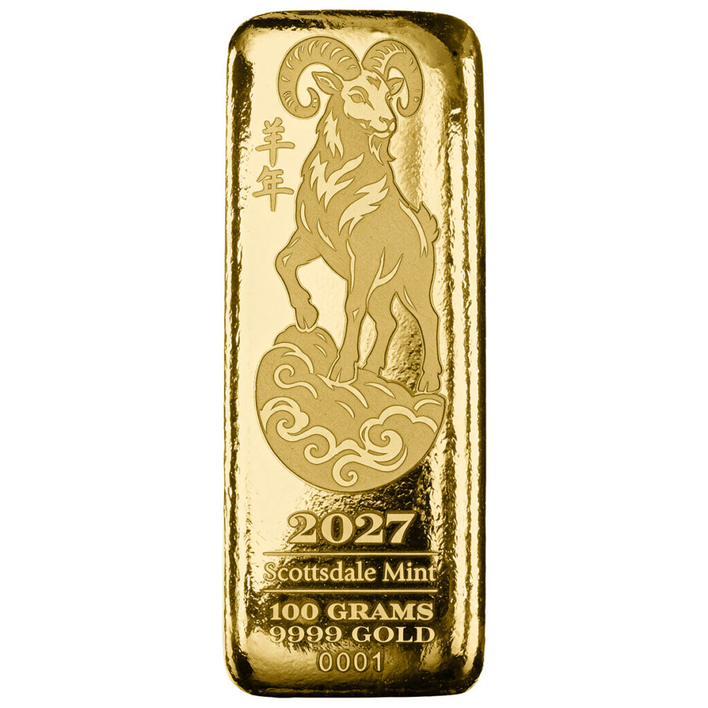 2026 Lunar Year Of The Horse 100 Gram Silver Bar (copy)